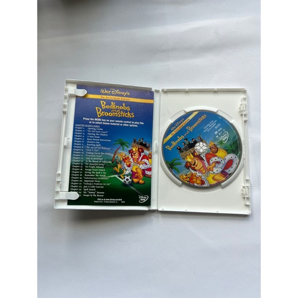 Walt‎ Disney 30th Anniversary Edition Bedknobs & Broomsticks DVD with DVD Guide - Picture 4 of 4